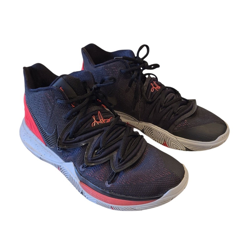 Nike Kyrie 5 Bred AO2918-600 Size 12 Basketball shoes Black‎ Red